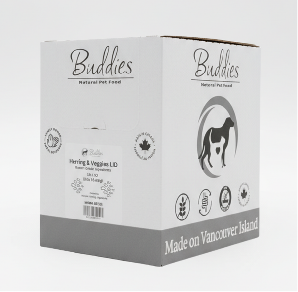 Buddies Herring and Veggies and Pumpkin 10lb box