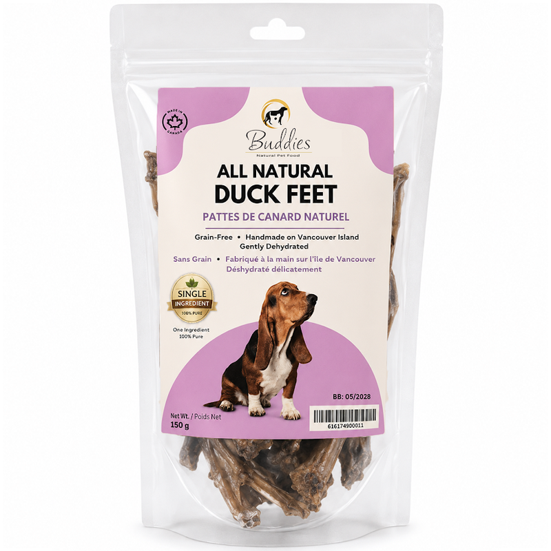 All Natural Duck Feet, 150g