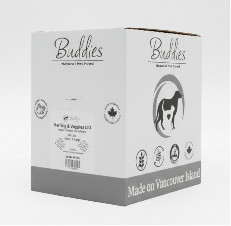 Buddies Herring and Veggies and Pumpkin 10lb box