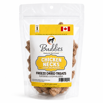 Freeze-Dried Chicken Necks, 65g