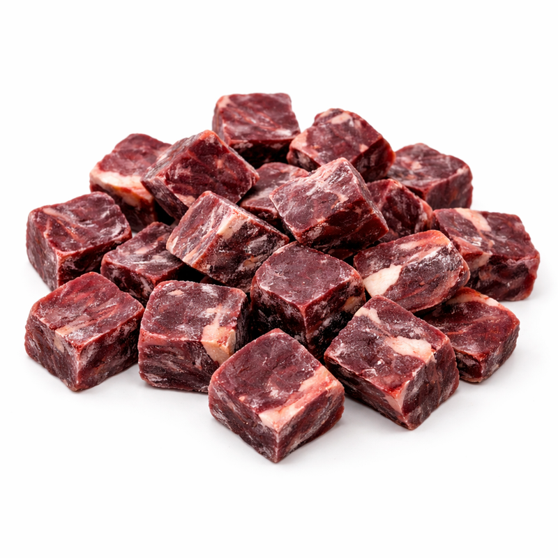 Beef Heart - Chunks - 4# Bag